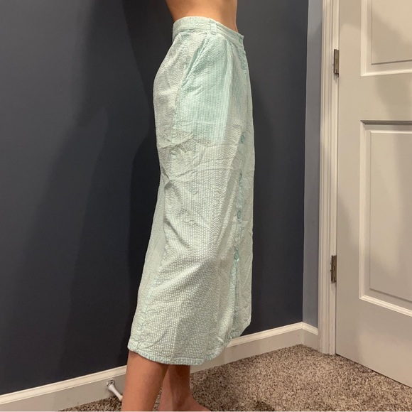 Vintage Bedford Fair Striped Button Down Midi Dress - Picture 13 of 16